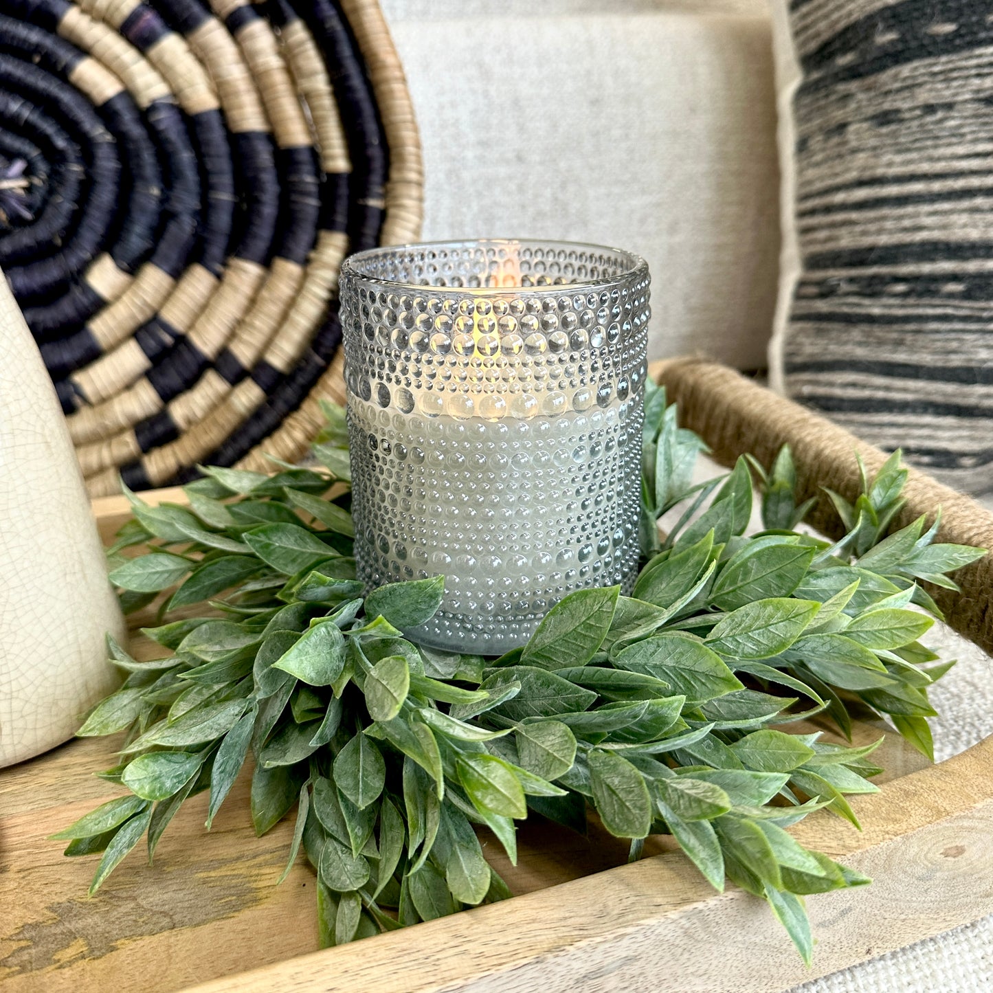 Bubble Glass LED Candle
