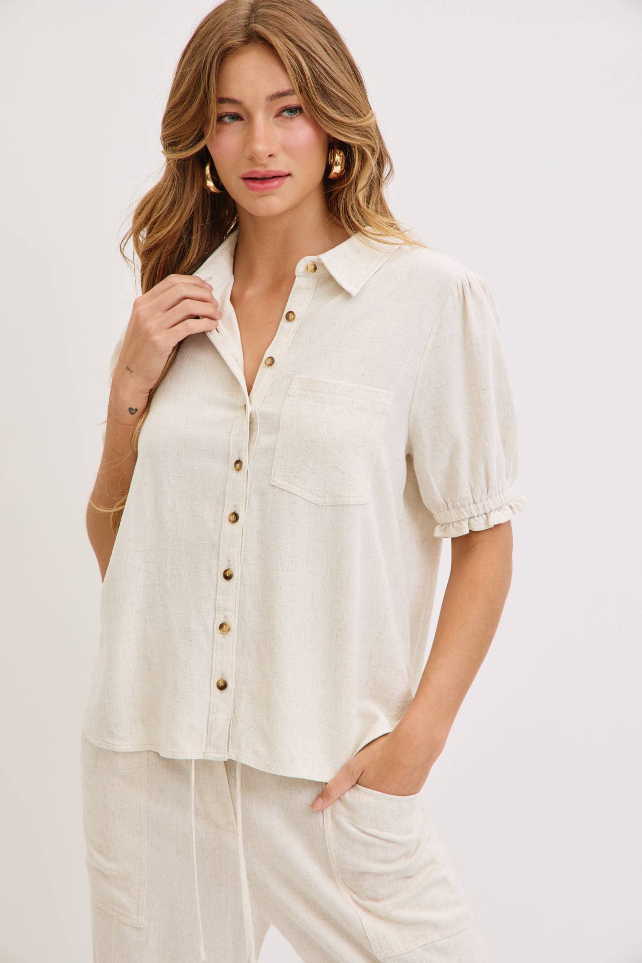 Faye Linen Top