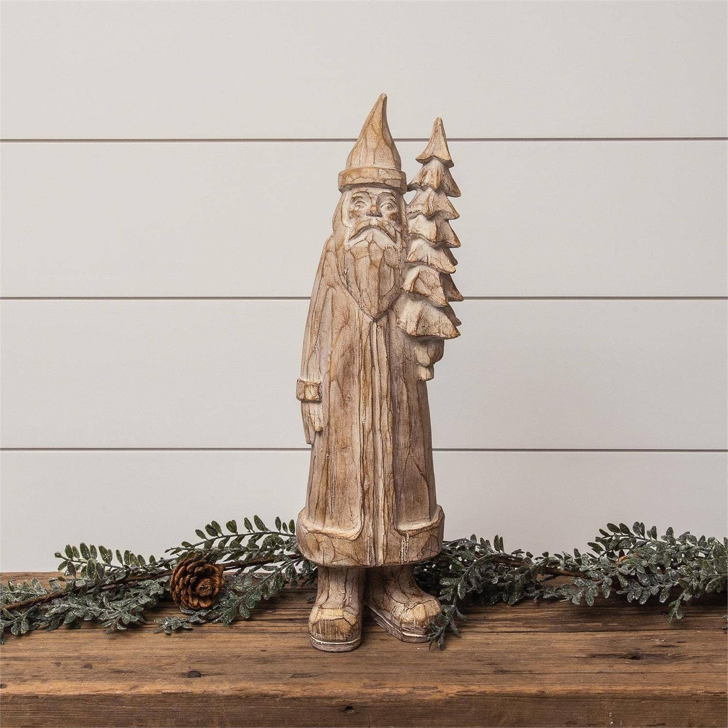 Carved Santa