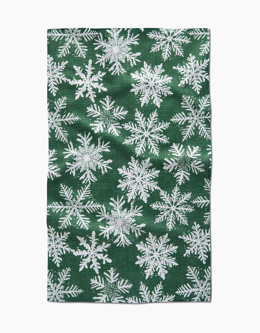 Geometry | Snowy Days Tea Towel