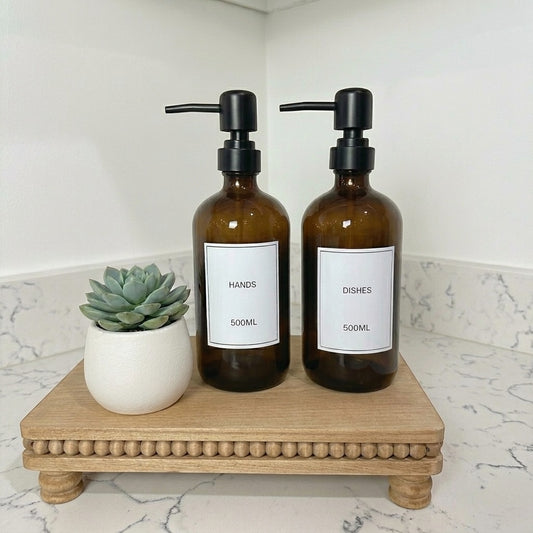 Amber Soap Pump