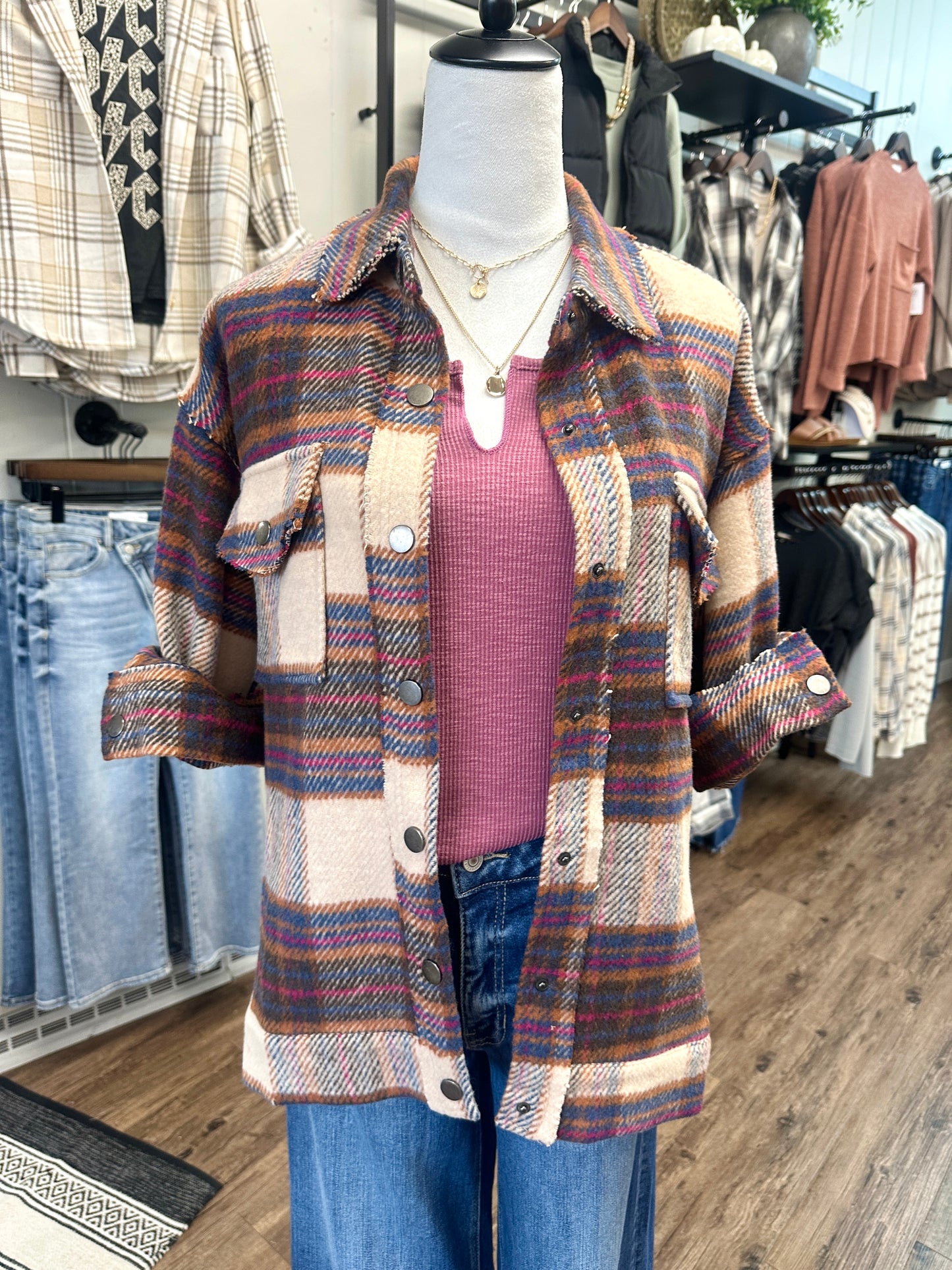 Nola Plaid Jacket