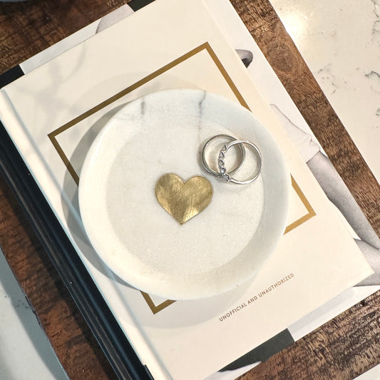 Marble Heart Dish