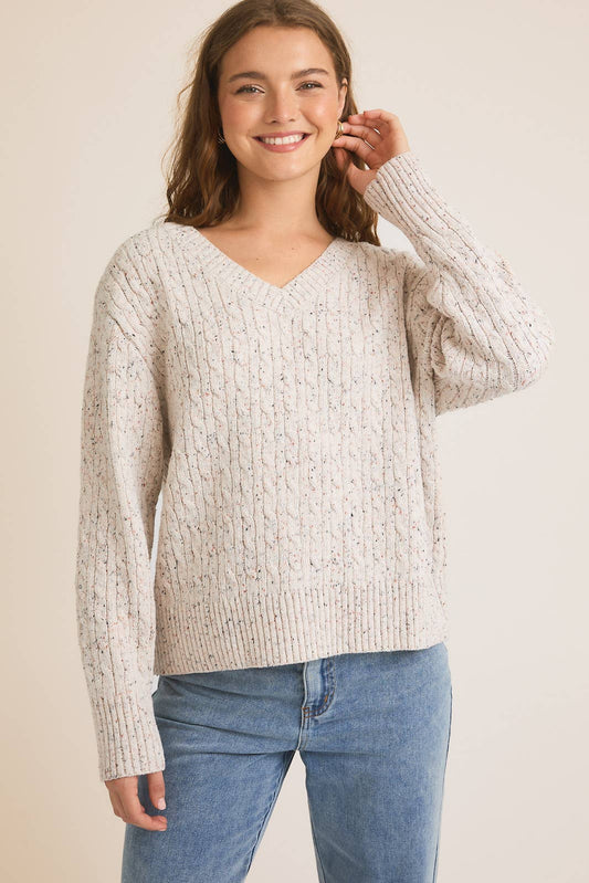 Evelin Cable Knit Sweater
