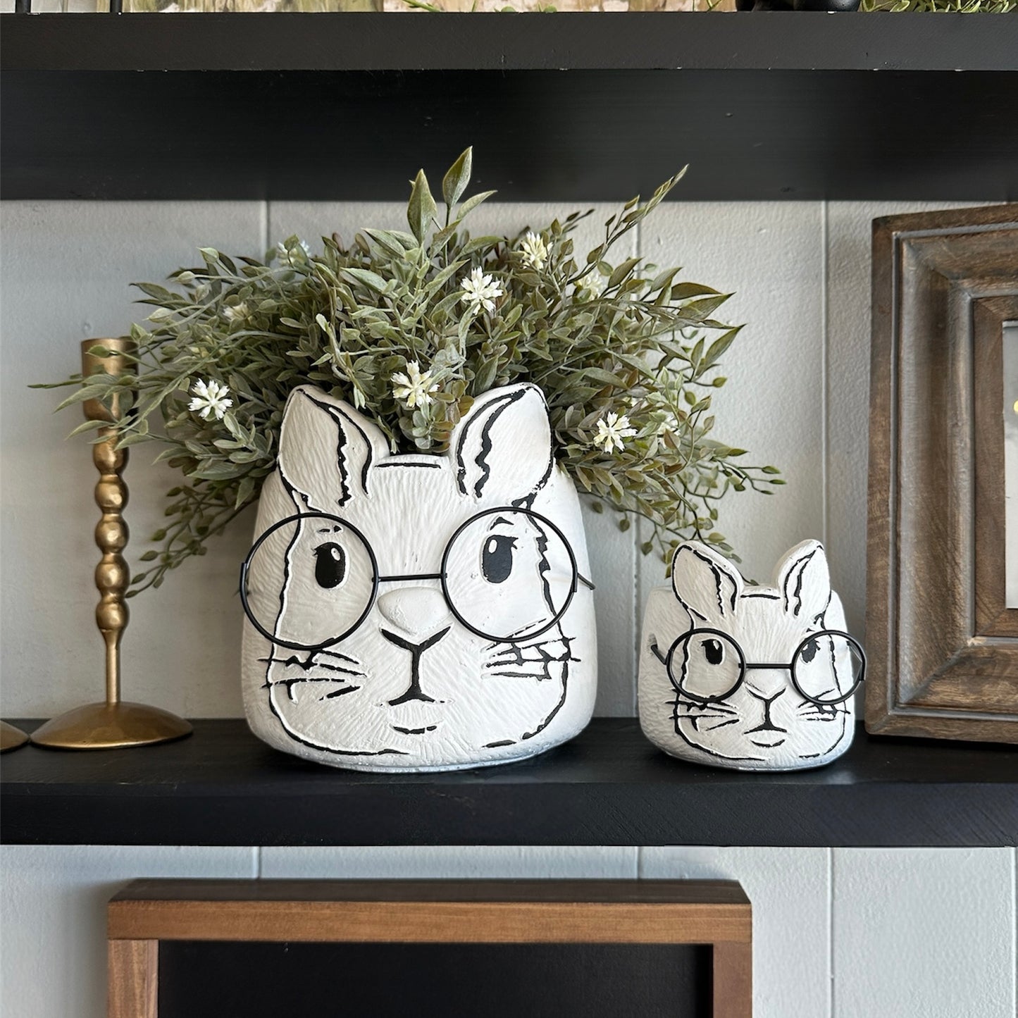 Bunny Glasses Planter