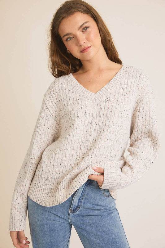 Evelin Cable Knit Sweater
