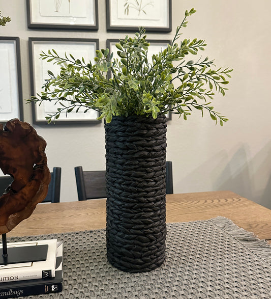 Braided Cement Vase