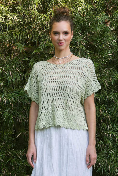 Berk Crochet Top