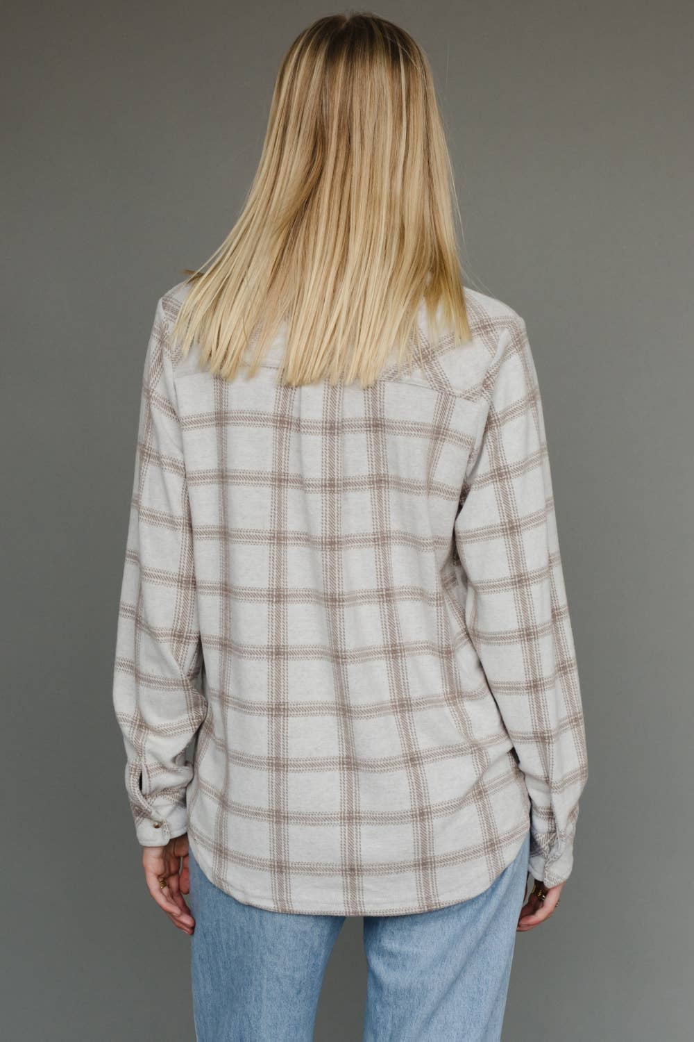 Arlette Plaid Top