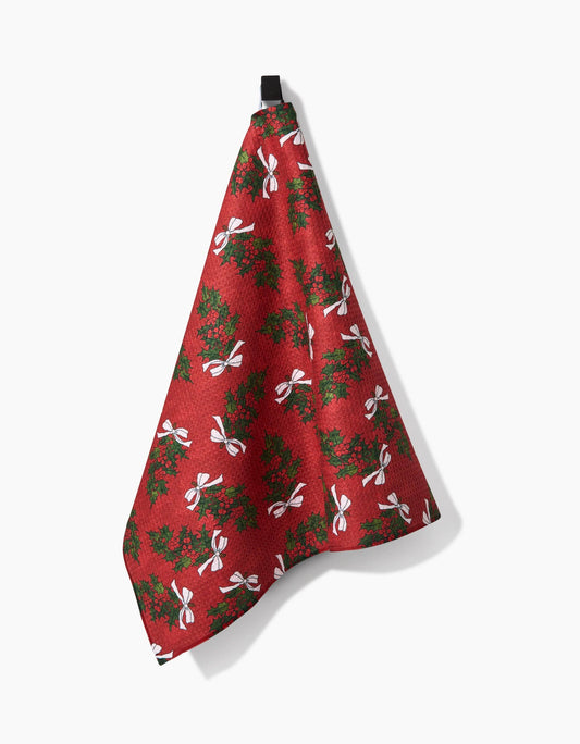 Geometry | Christmas Bow Tea Towel