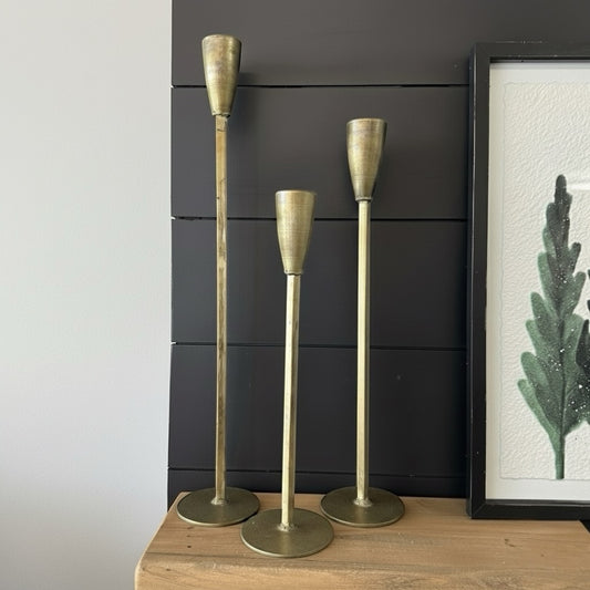 Holiday Gold Candlestick