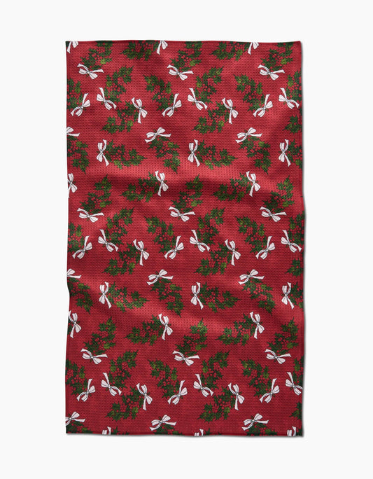 Geometry | Christmas Bow Tea Towel