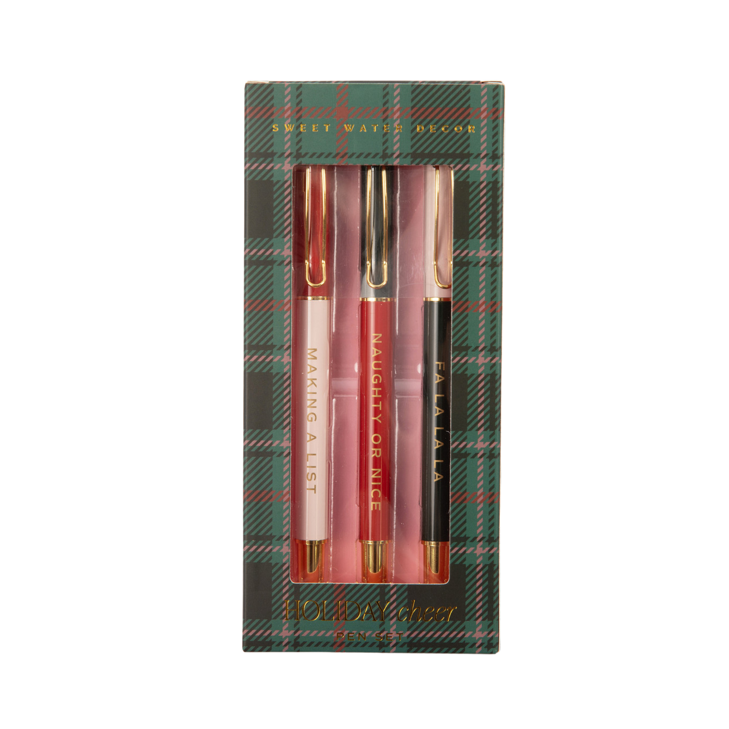 S/3 Holiday Pens