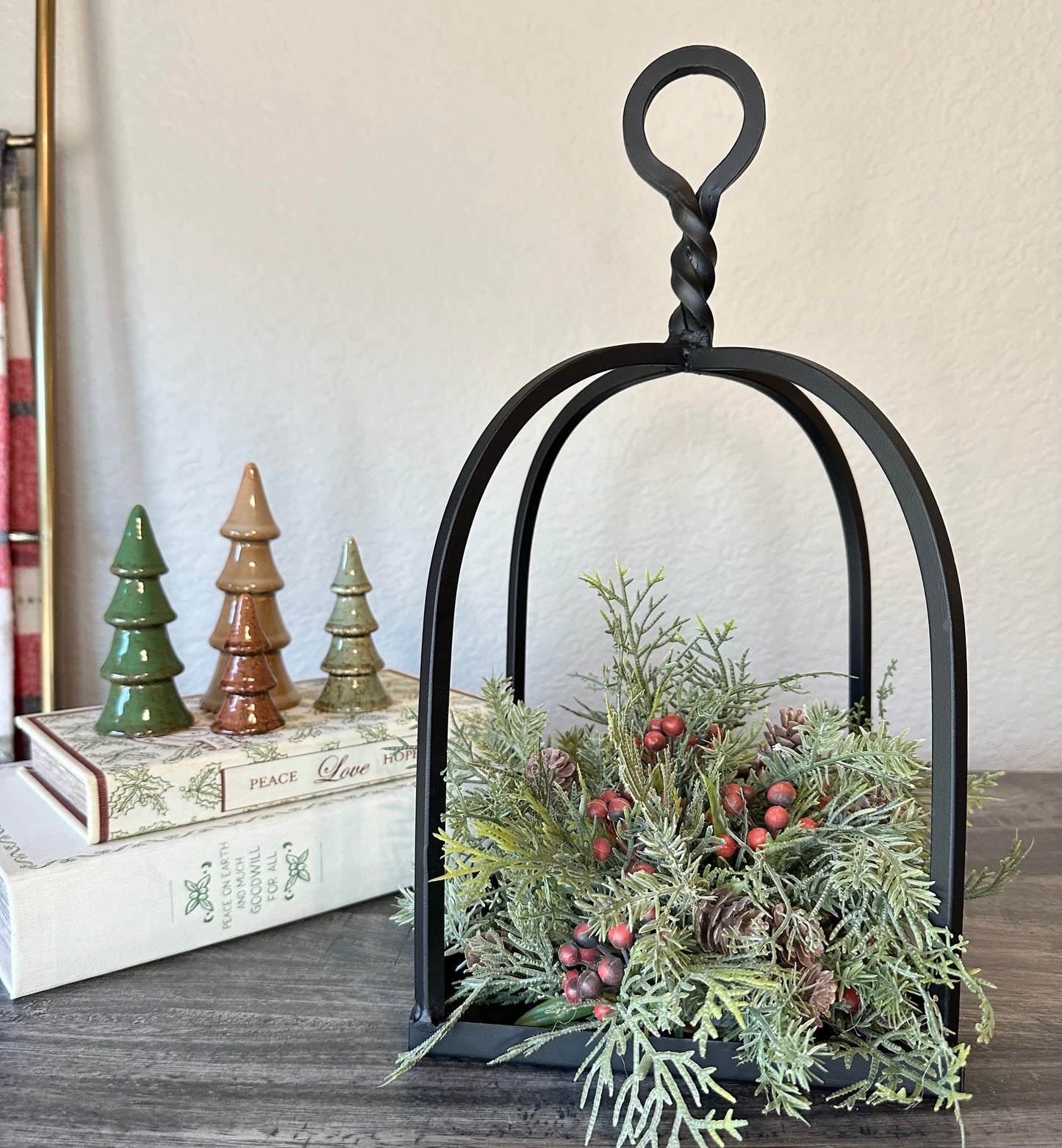 Metal Open Lantern
