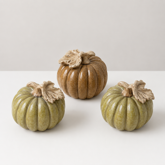 Artisan Ceramic Pumpkin