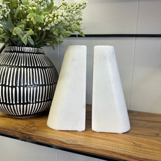 Marble Bookends