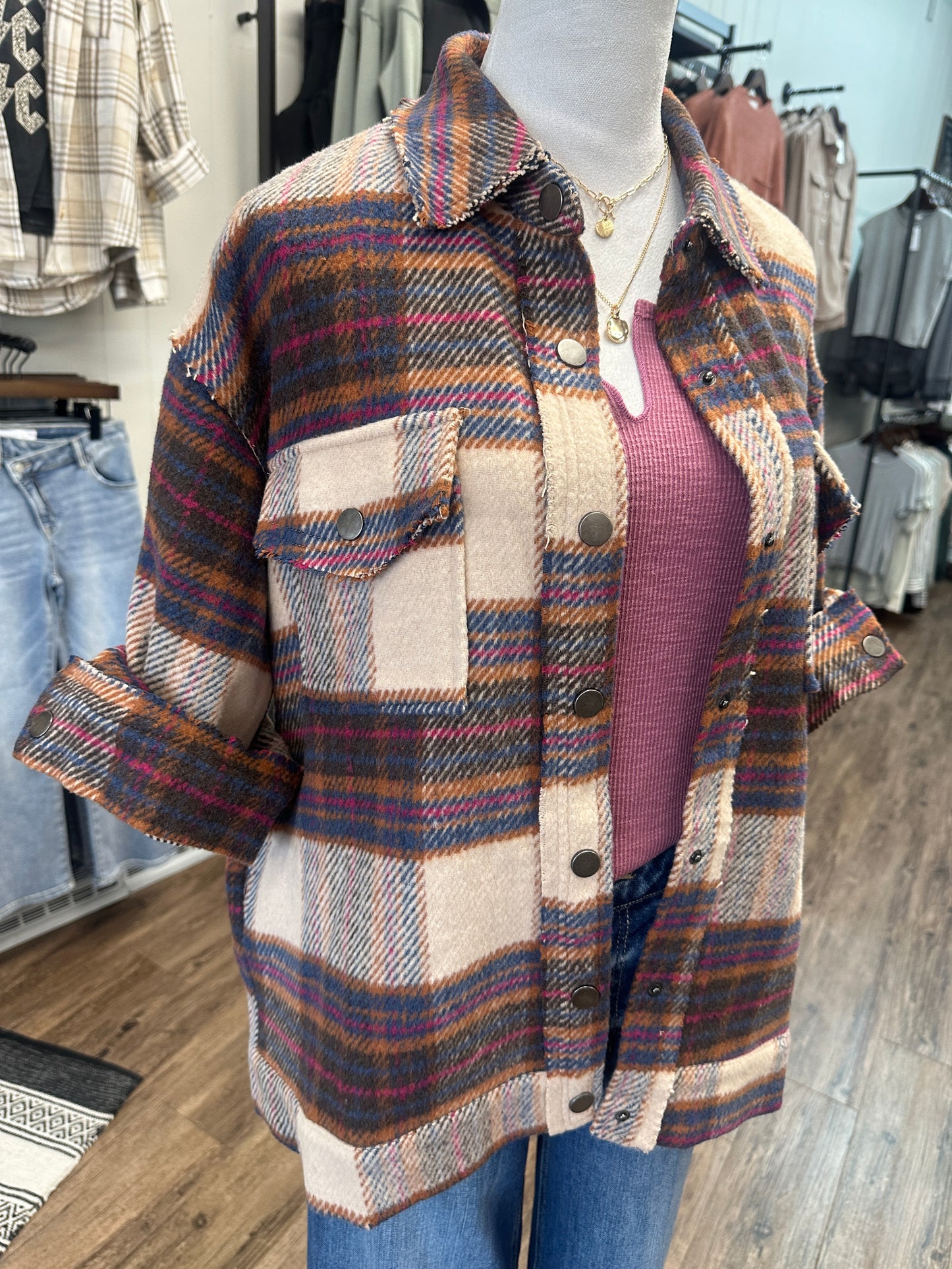 Nola Plaid Jacket
