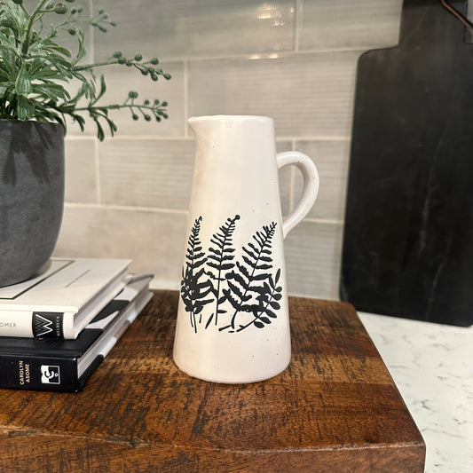 Fern Print Vase