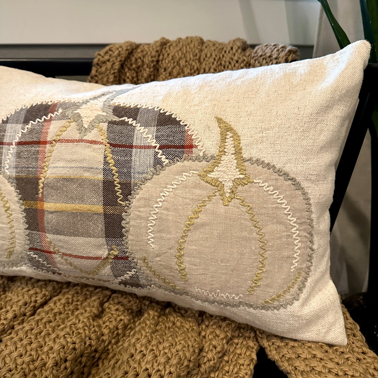 Triple Pumpkin Pillow