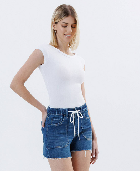 Fallen Denim Shorts