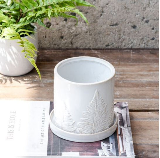 Fern Print Planter