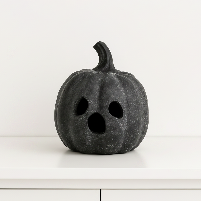 Black Terracotta Pumpkin