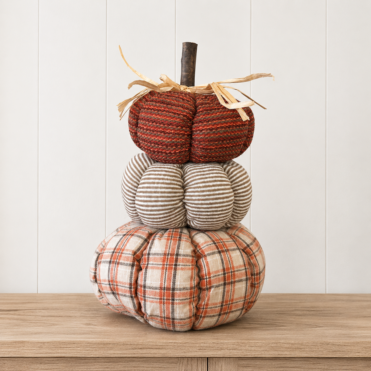 Plush Pumpkin Stack