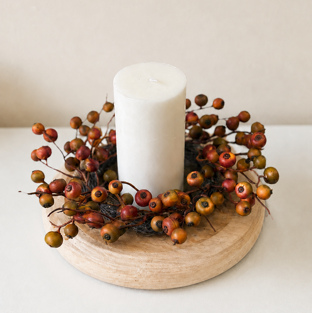 Harvest Berry Candle Ring