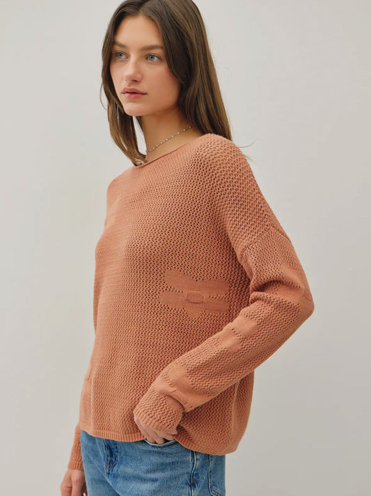 Floral Crochet Sweater