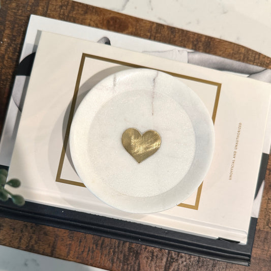 Marble Heart Dish