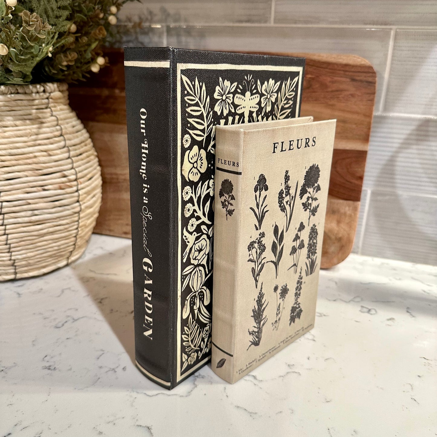 S/2 Charcoal Storage Books