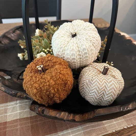 Fall Knit Pumpkin