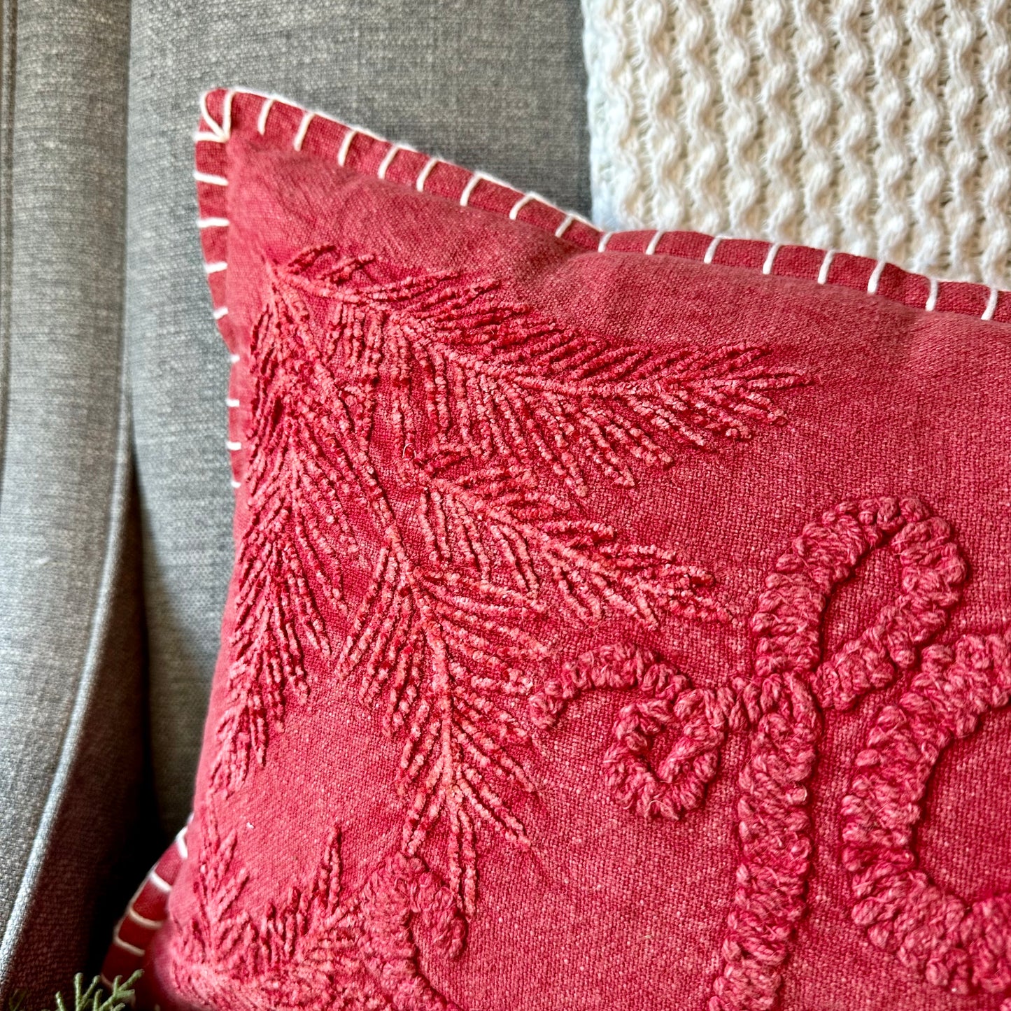 Red Joy Pillow
