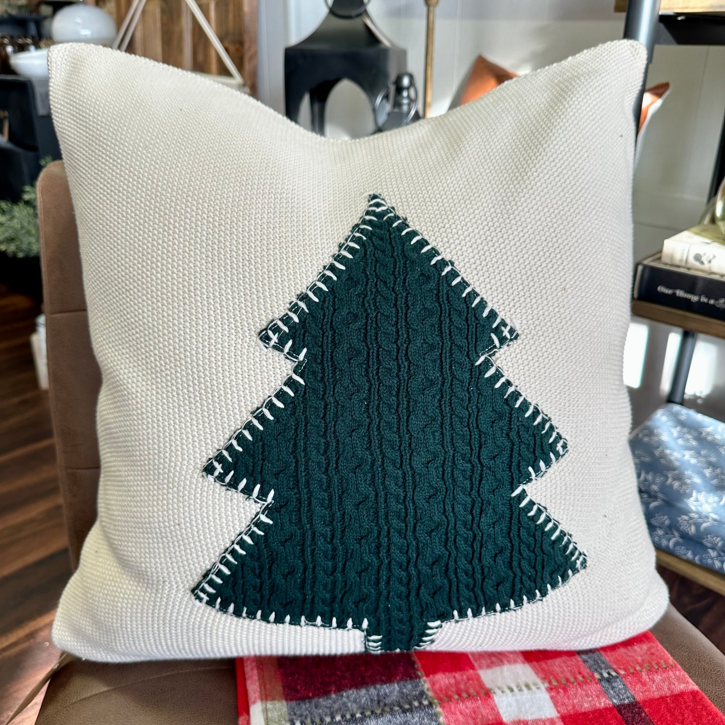 Green Tree Pillow