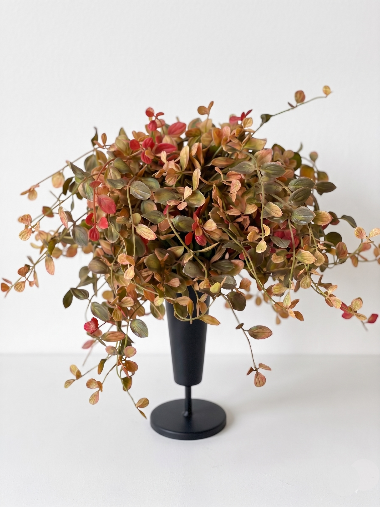 Faux fall foliage half sphere