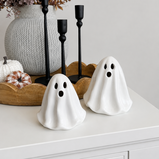 Flowy LED Ceramic Ghost