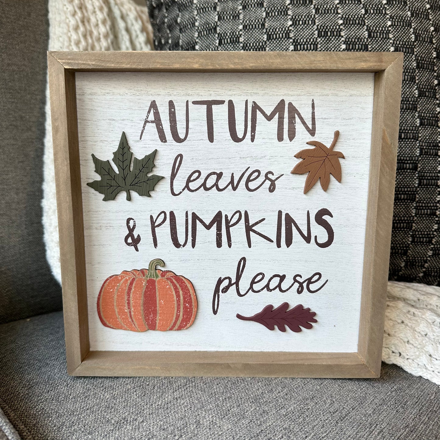 Autumn Leaves Sign