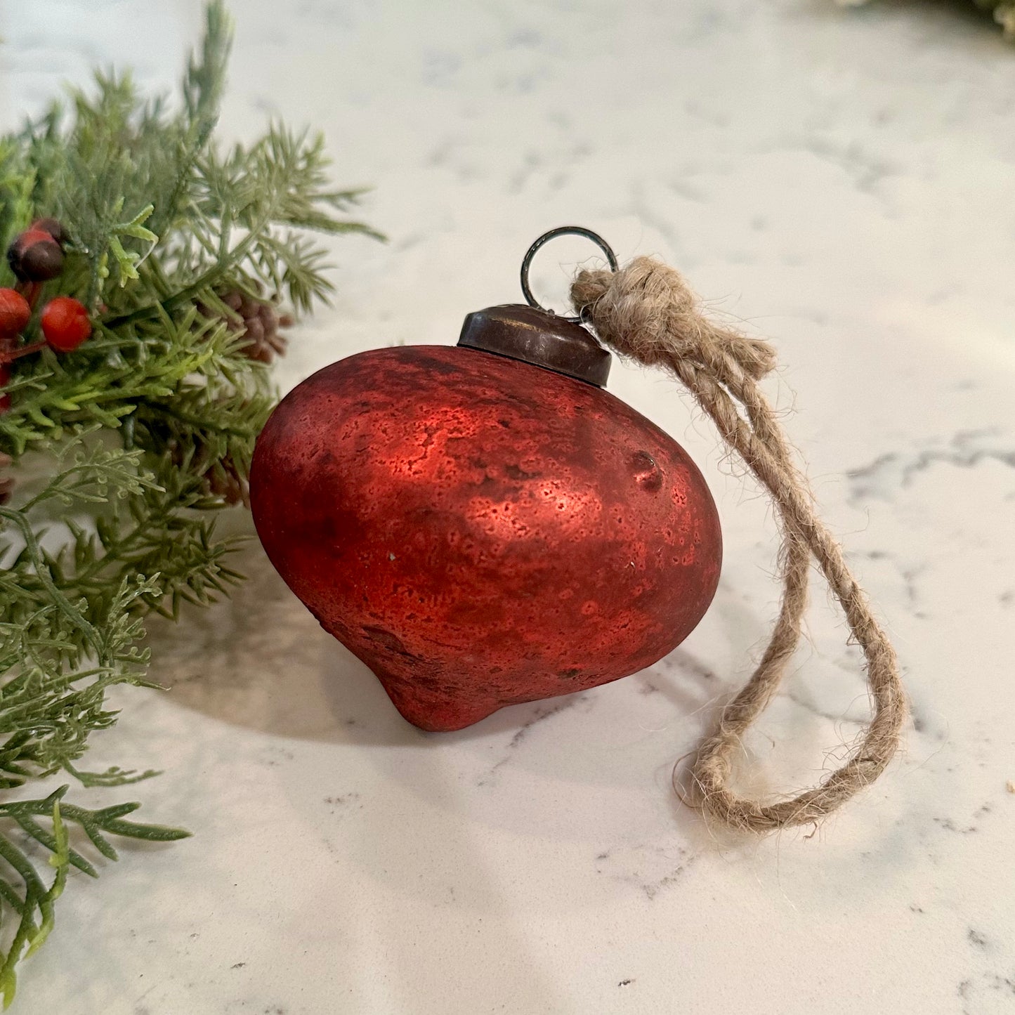 Vintage Red Ornament