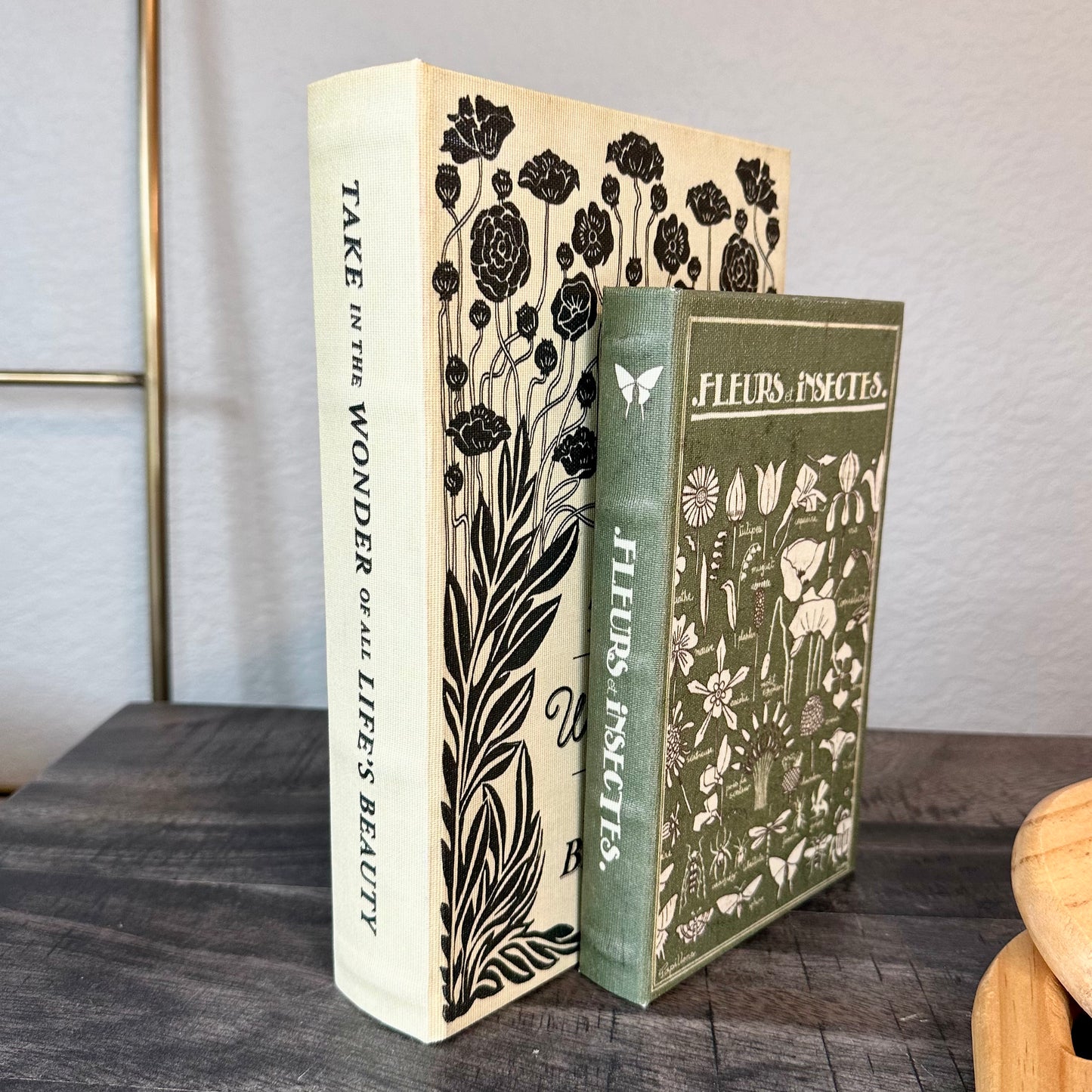 S/2 Sage Storage Books