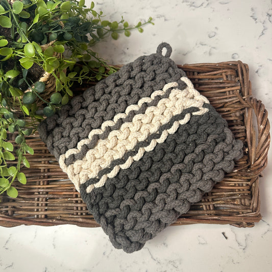 Stripe Pot Holder