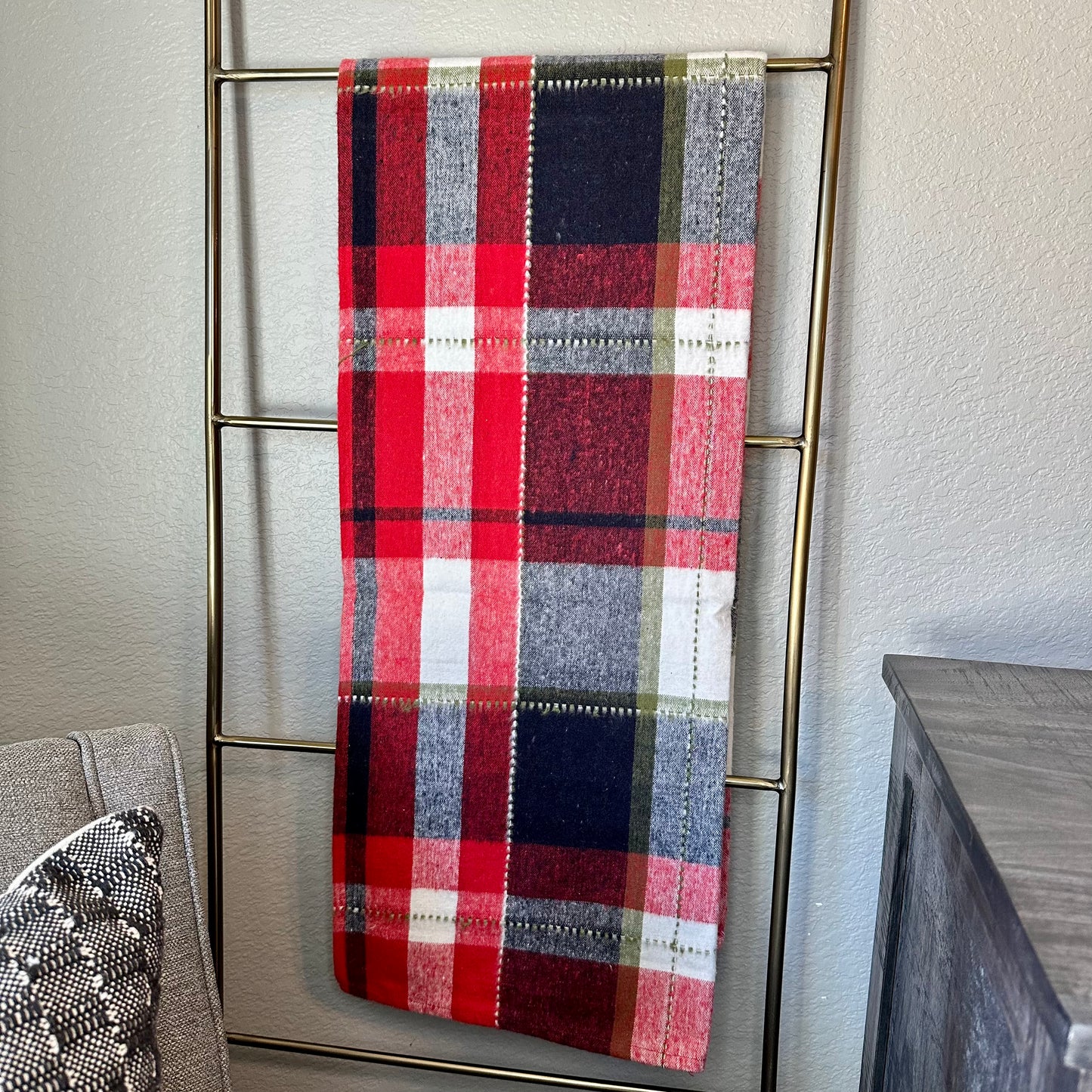 Plaid Flannel Throw