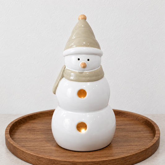Ceramic Holiday Snowman