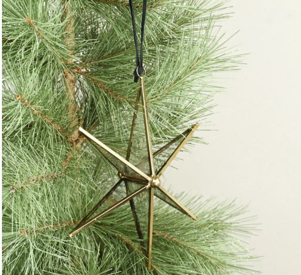 Glass Star Ornament