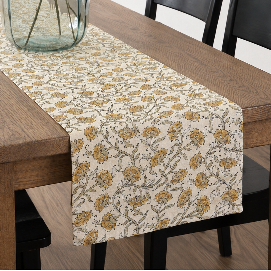 Golden Summer Table Runner