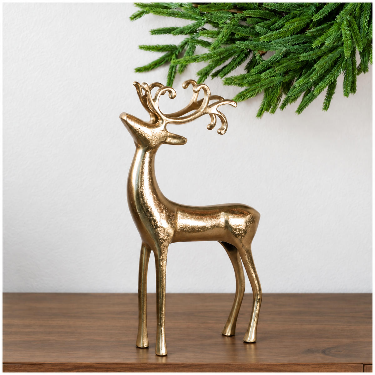 Gold Standing Deer