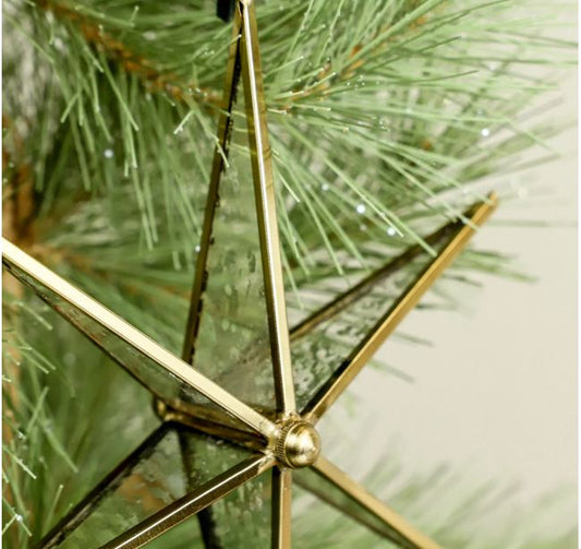 Glass Star Ornament