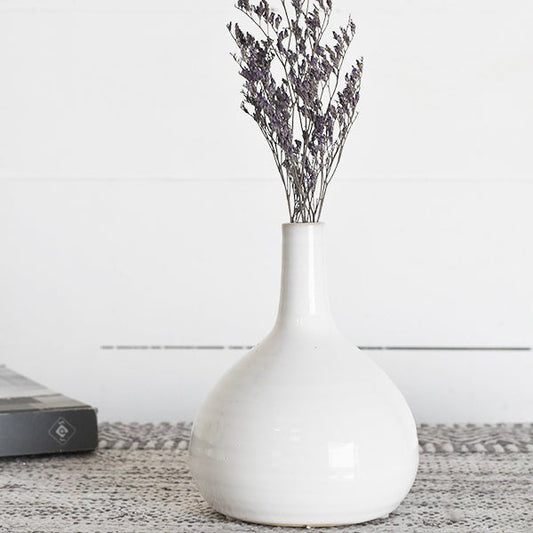 Jolie White Vase