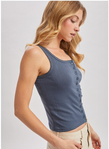 Kaye Button Tank