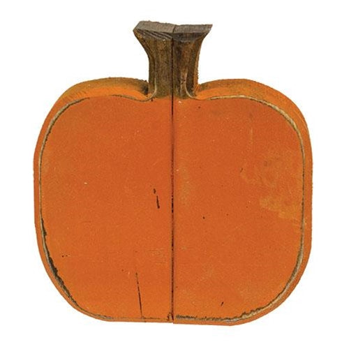 Orange Wood Pumpkin