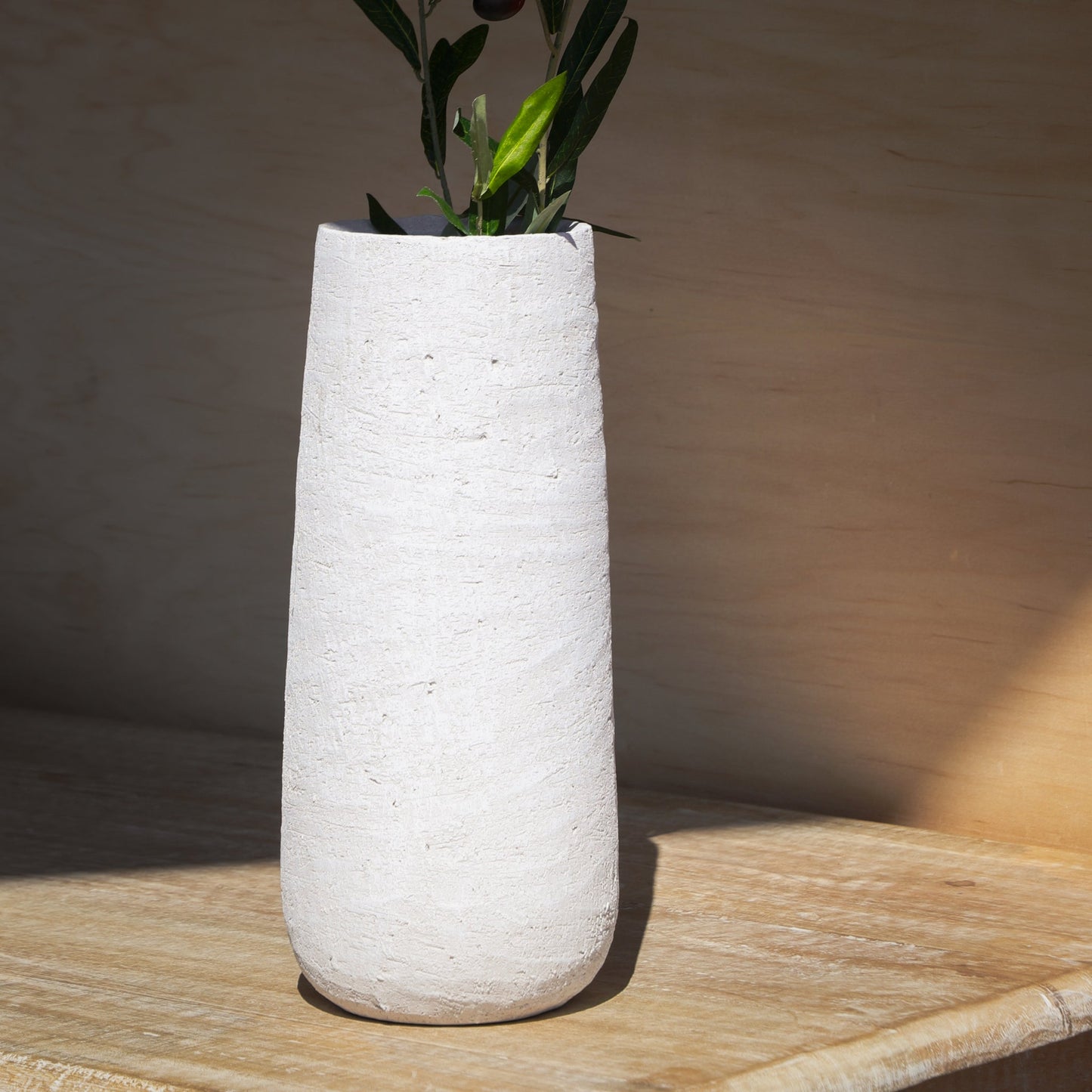 White Studio Vase
